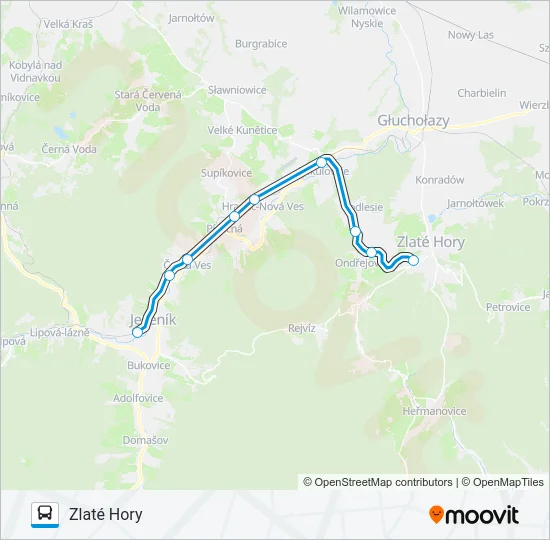 OS 23651 Bus Line Map