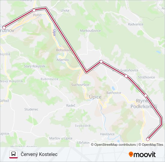 R 300926 Bus Line Map