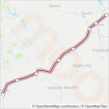 R8 Train Line Map
