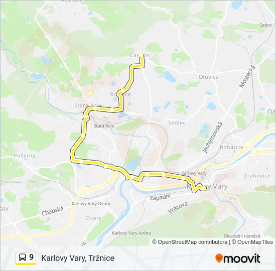 9 Bus Line Map