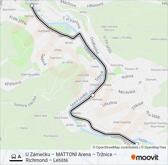 A Bus Line Map