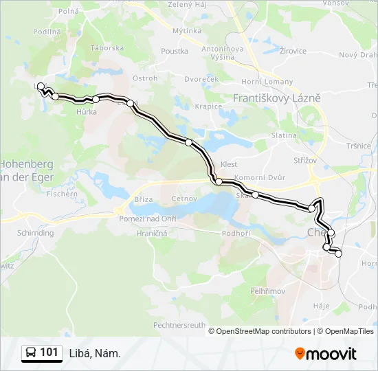 101 Bus Line Map