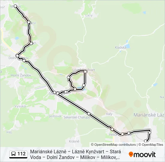 112 Bus Line Map