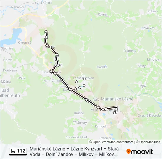 112 Bus Line Map