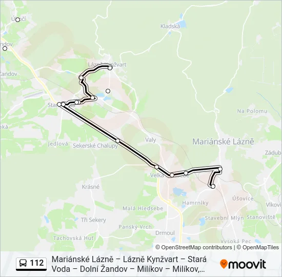 112 Bus Line Map