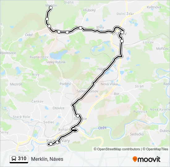 310 Bus Line Map