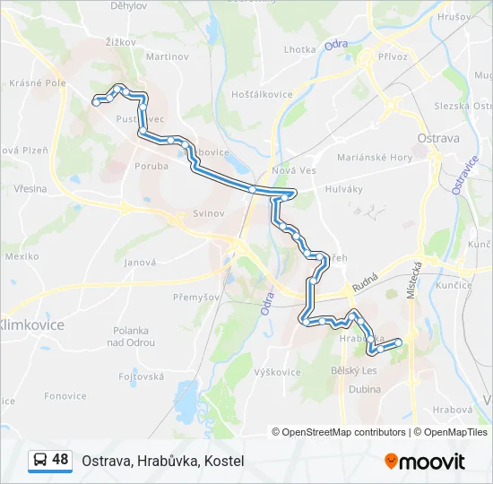 48 Bus Line Map
