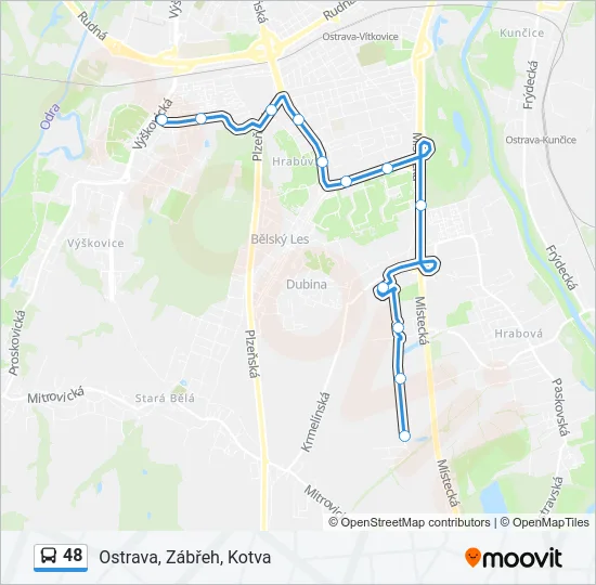 48 Bus Line Map