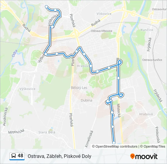 48 Bus Line Map