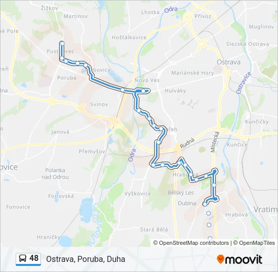 48 Bus Line Map