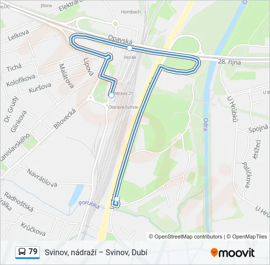 79 Bus Line Map