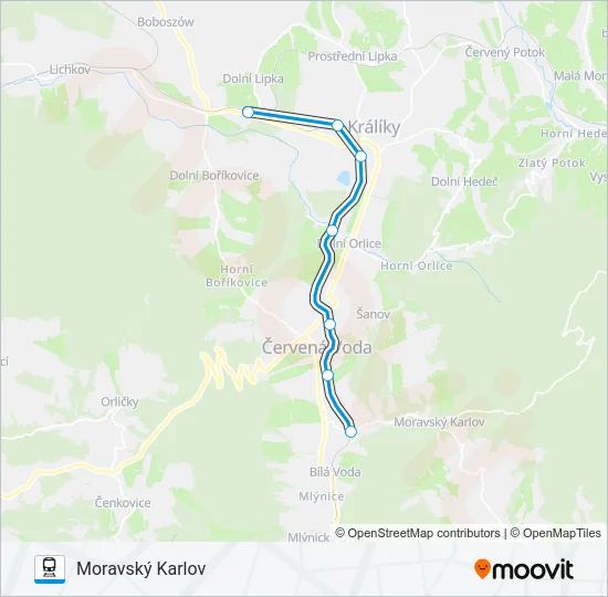 OS 20511 Train Line Map