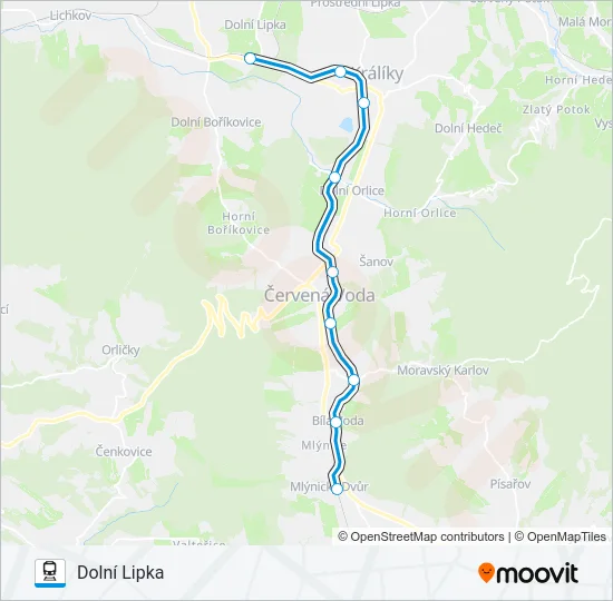 OS 20514 Train Line Map