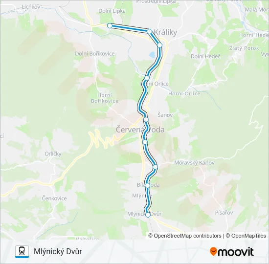 OS 20515 Train Line Map