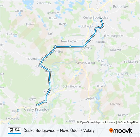 S4 Train Line Map