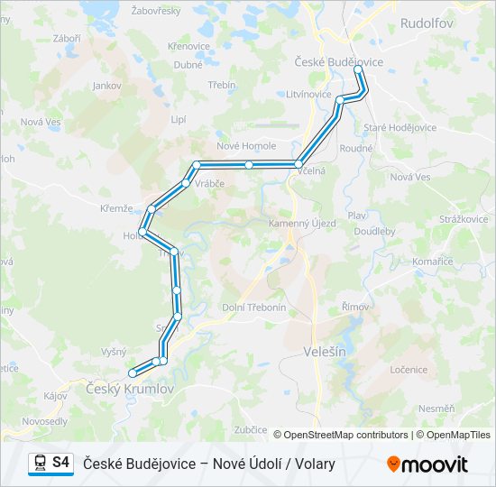 S4 Train Line Map