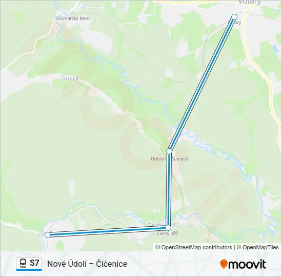 S7 Train Line Map