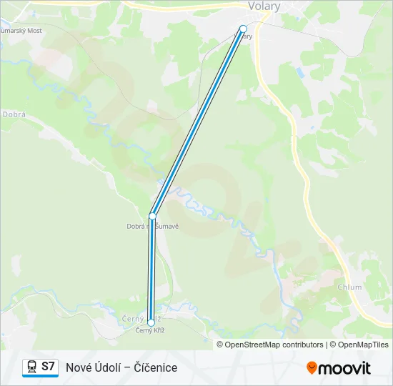 S7 Train Line Map