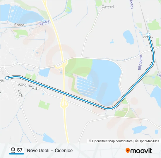 S7 Train Line Map