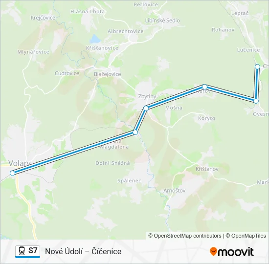 S7 Train Line Map