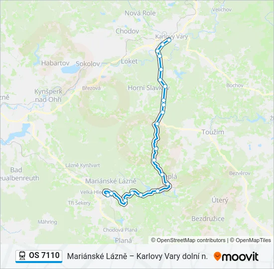 OS 7110 Train Line Map