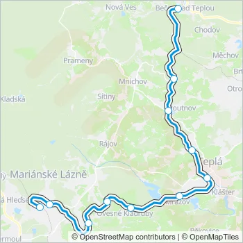 OS 7118 Train Line Map