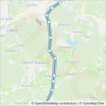 OS 7123 Train Line Map