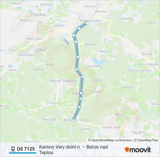 OS 7125 Train Line Map