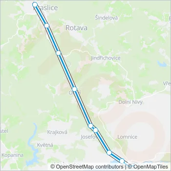 OS 17020 Train Line Map