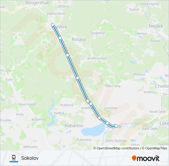OS 17023 Train Line Map