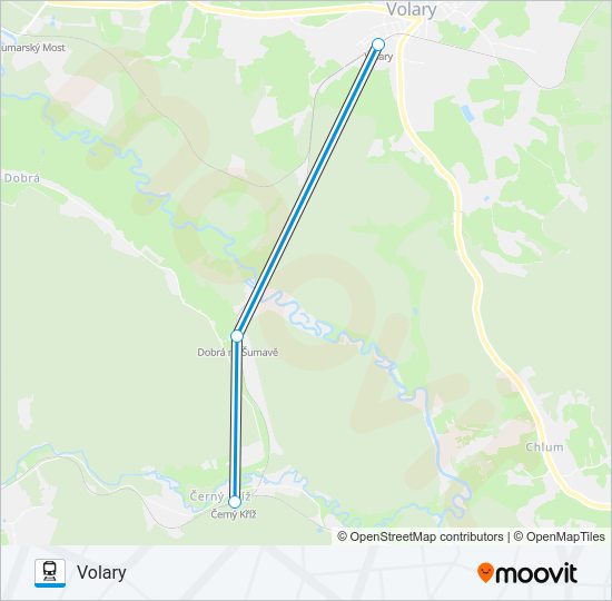 OS 18067 Train Line Map