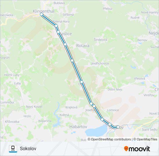 OS 20809 Train Line Map