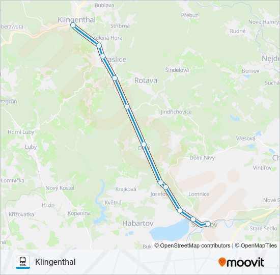 OS 20810 Train Line Map