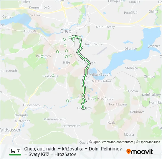 7 Bus Line Map