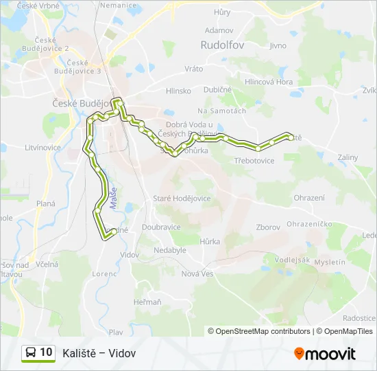 10 Bus Line Map