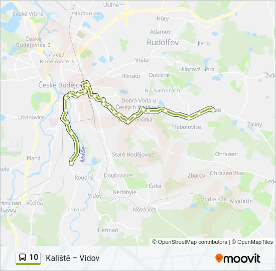 10 Bus Line Map