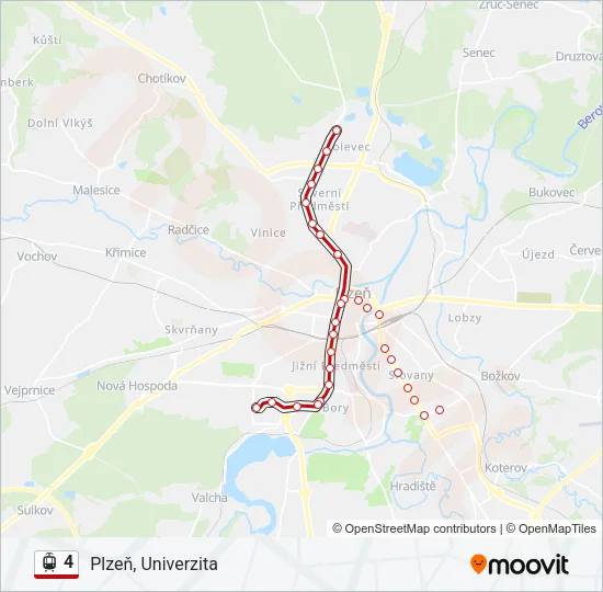 4 Light Rail Line Map