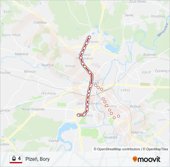 4 Light Rail Line Map