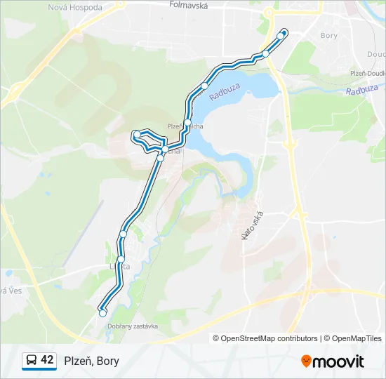 42 Bus Line Map