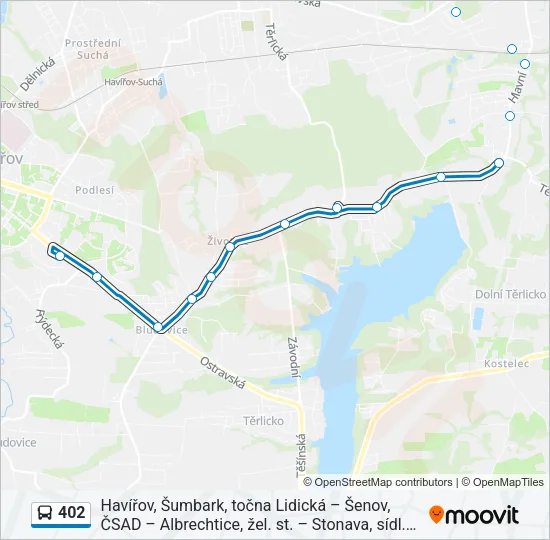 402 Bus Line Map