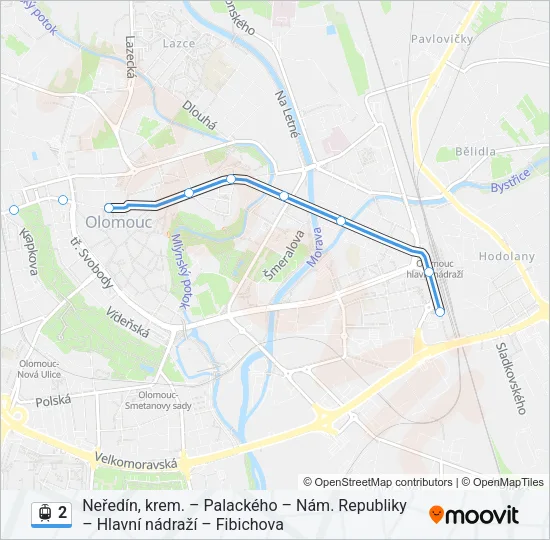 2 Light Rail Line Map