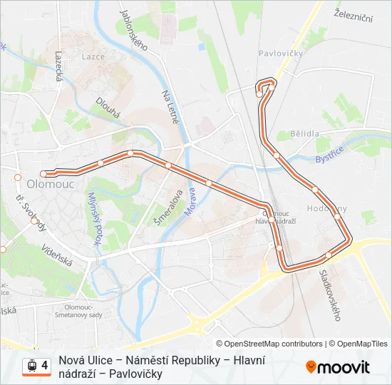 4 Light Rail Line Map