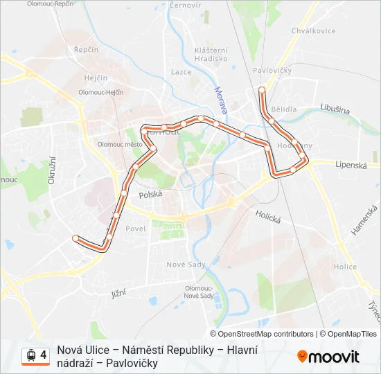 4 Light Rail Line Map
