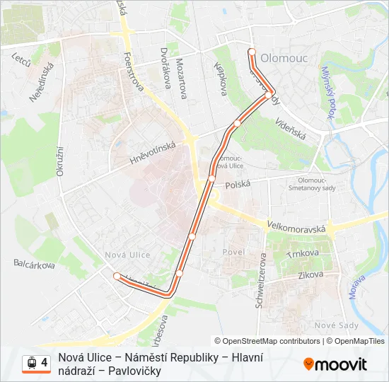 4 Light Rail Line Map