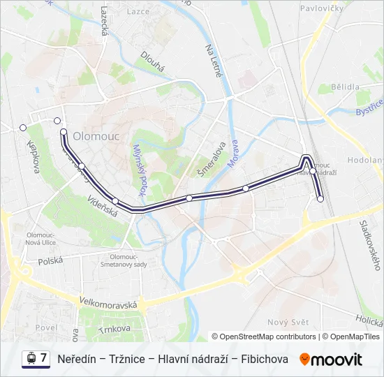 7 Light Rail Line Map