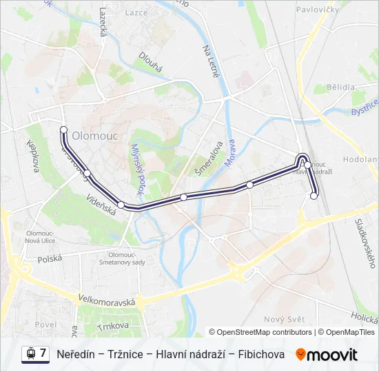 7 Light Rail Line Map