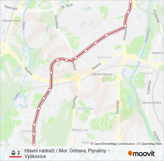 2 Light Rail Line Map