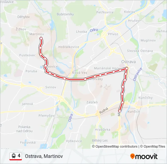 4 Light Rail Line Map