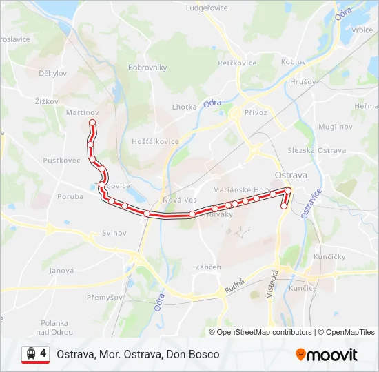 4 Light Rail Line Map