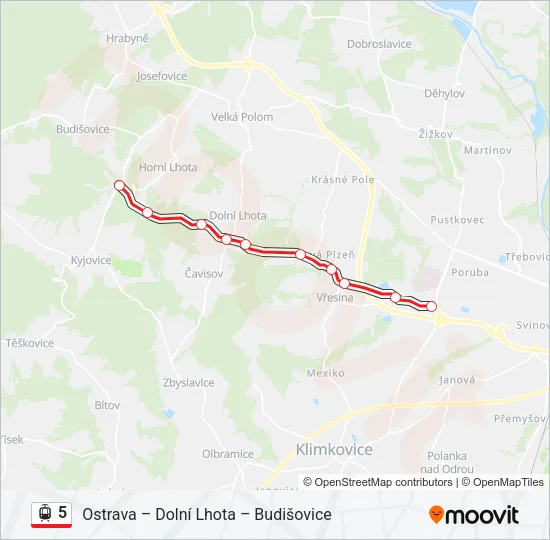 5 Light Rail Line Map